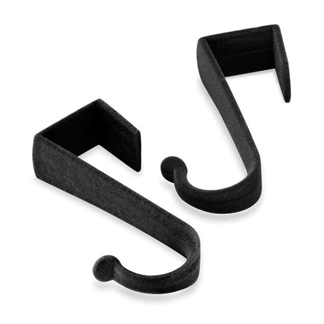 black hooks home depot|1.5 s hooks.